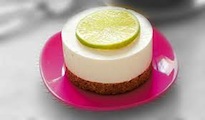 Cheesecake au chocolat blanc et citron vert