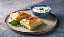 Spanakopita et tsatsiki